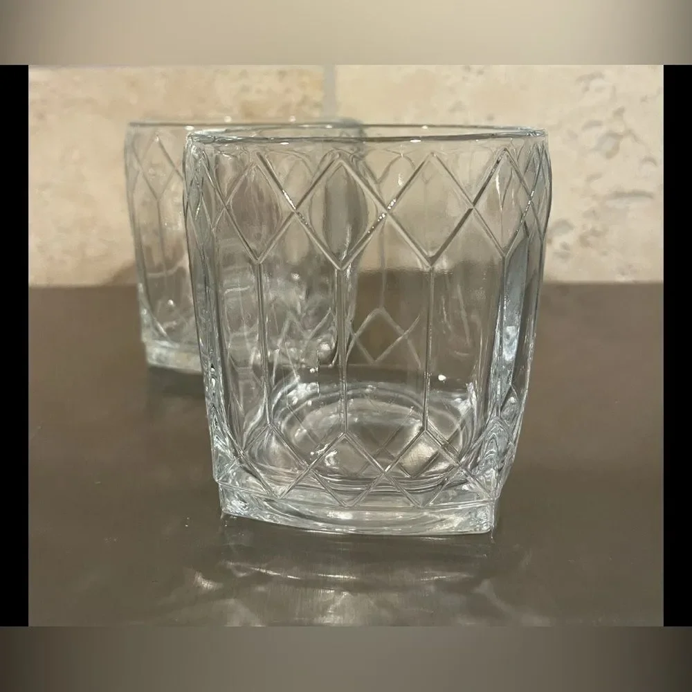 2 Crown Royal Lowball Glasses
